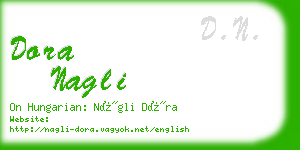 dora nagli business card